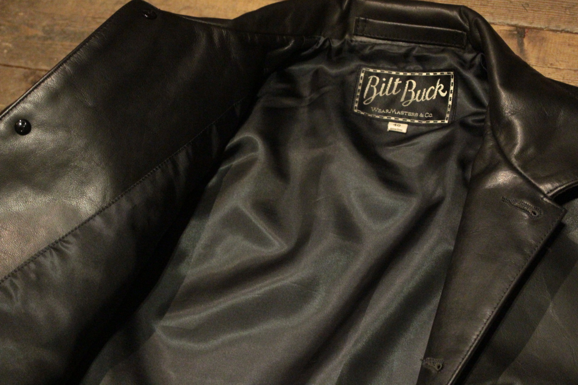 6月7日 GORI】Attractions BILTBUCK Lot.736 Leather Shirt: Cannon