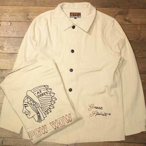 9月14日 Daisaku】New Arraival AT-DIRTY “POWWOW SHIRT JACKET”: Cannon Ball  キャノンボール