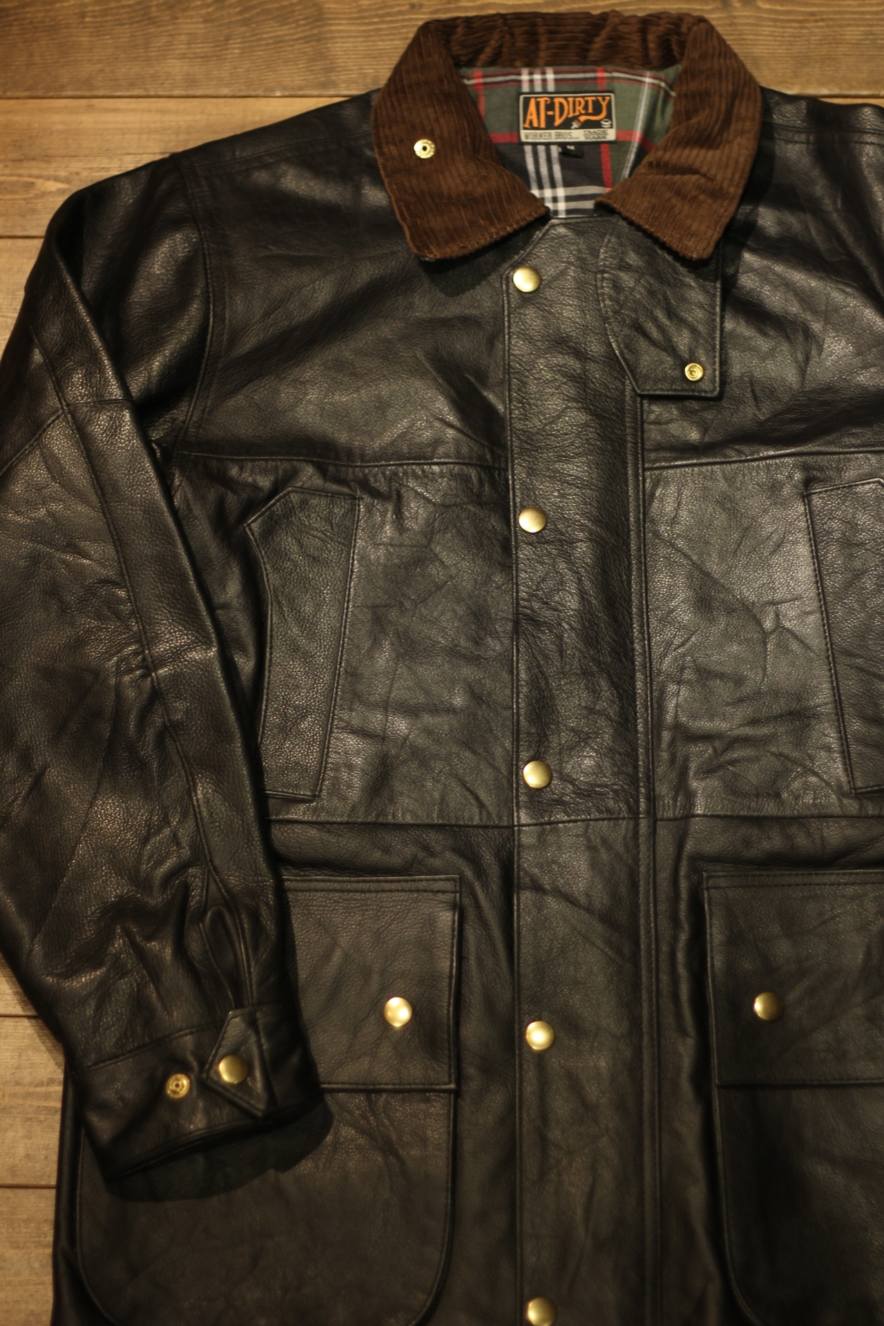 AT-DIRTY/LOGGER VINTAGE LEATHERCOAT | hartwellspremium.com