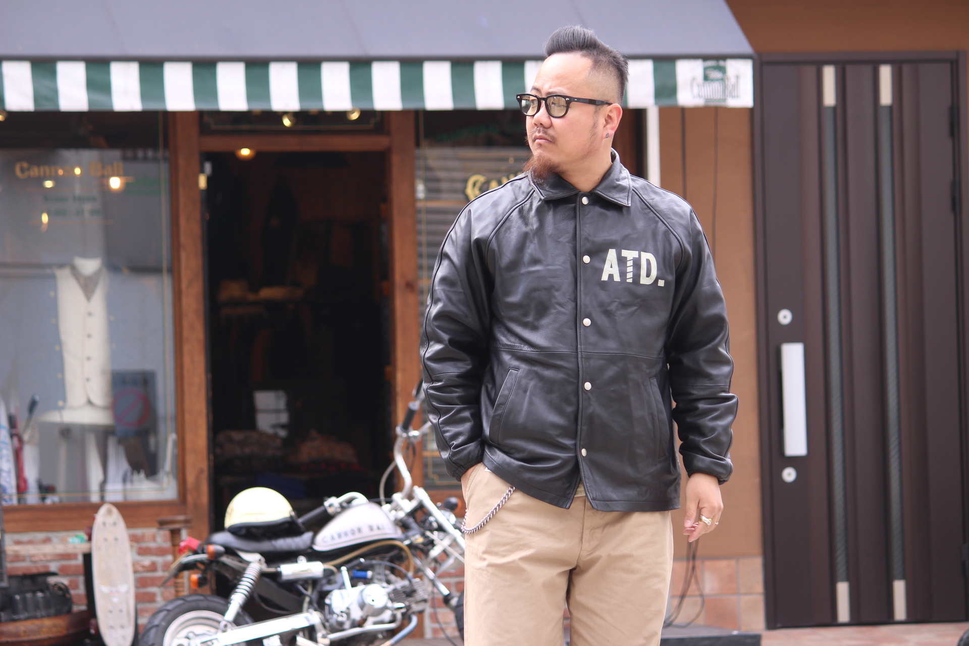 2月5日 Daisaku】AT-DIRTY”ATD LEATHER COACH JACKET”: Cannon Ball