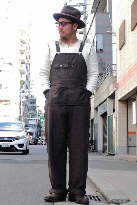 11月30日STYLE SAMPLE<br>Delinquent Bros<br>“LOW BACK OVERALLS